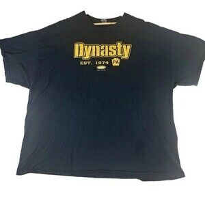 NFL Pittsburgh Steelers Dynasty Mens 2XL Three Rivers Beer 6 Pack Smack Talk Y2K